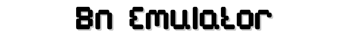 BN Emulator font